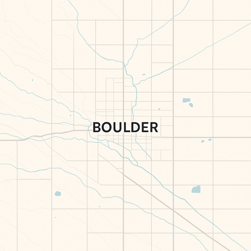 map of boulder, co