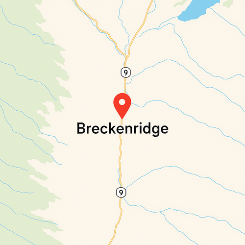 map of breckenridge, co