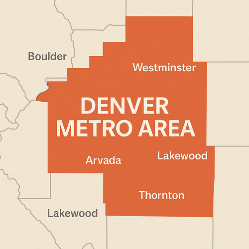 denver metro area map