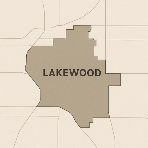 lakewood map of colorado
