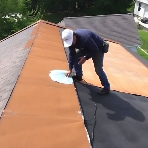 patch repair on a roof
